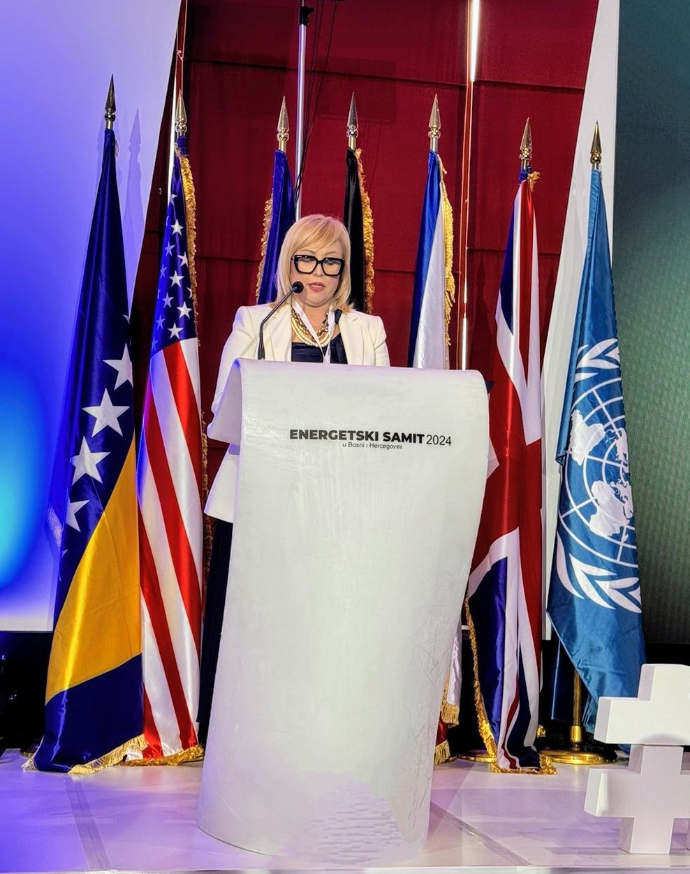 Picture for Gđa Ljiljana Lovrić, zamjenica ministra vanjske trgovine i ekonomskih odnosa Bosne i Hercegovine, otvorila Energetski samit 2024 u Bosni i Hercegovini (24. – 26. travnja 2024 u Neumu)
