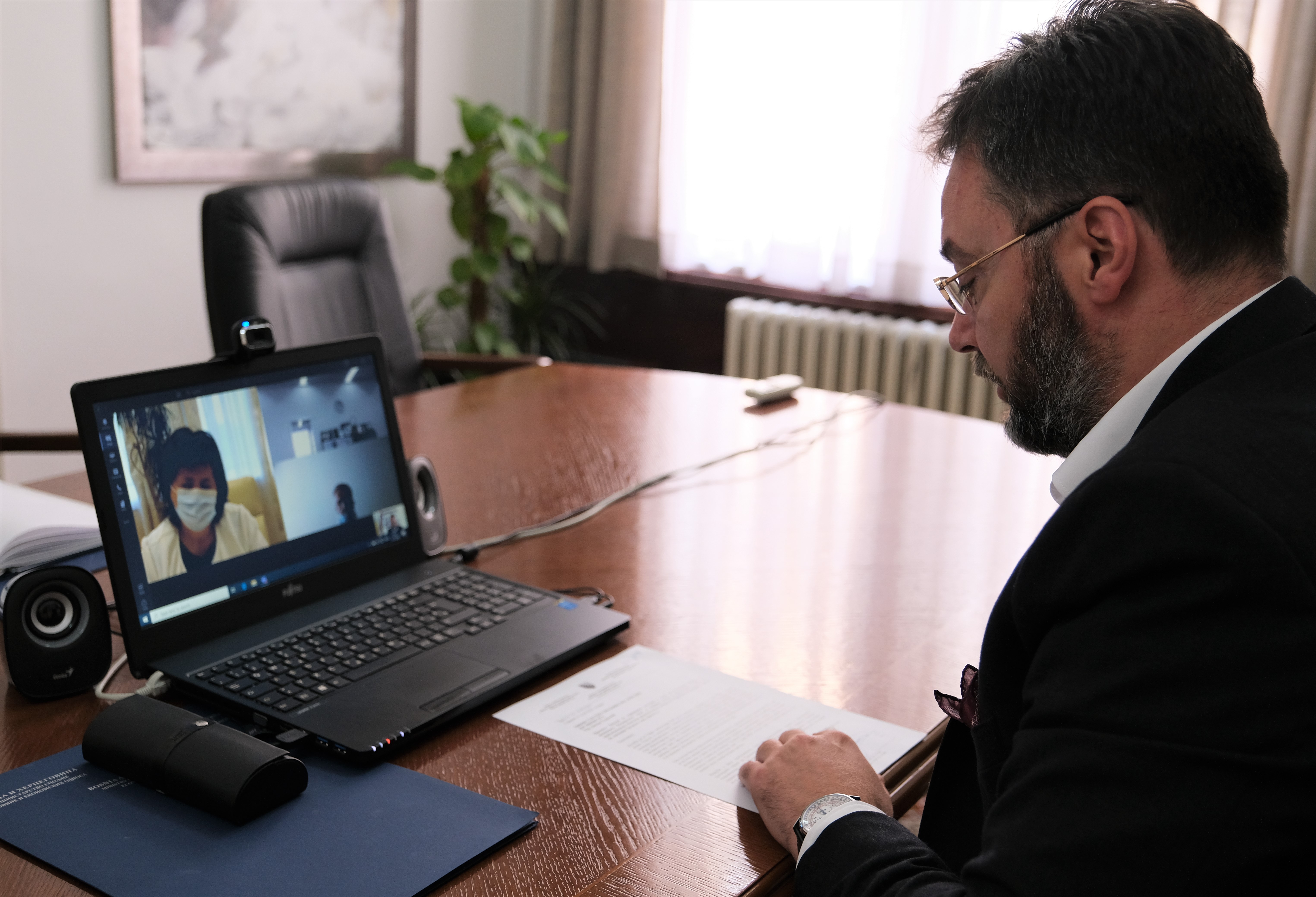 Picture for Министар Кошарац организовао видеоконференцију Координационог тијела за Трговску гору
