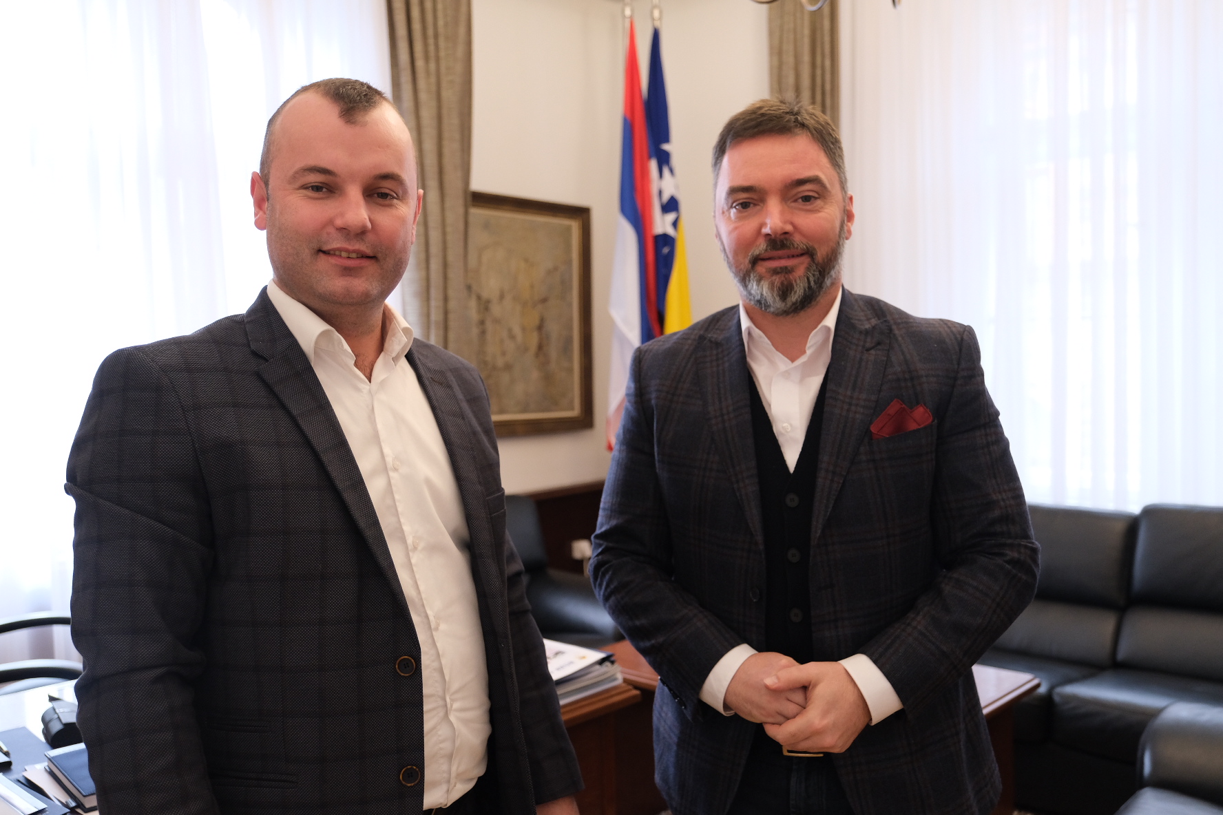 Picture for Ministar Košarac i načelnik Grujičić o aktuelnim ekonomskim i političkim temama
