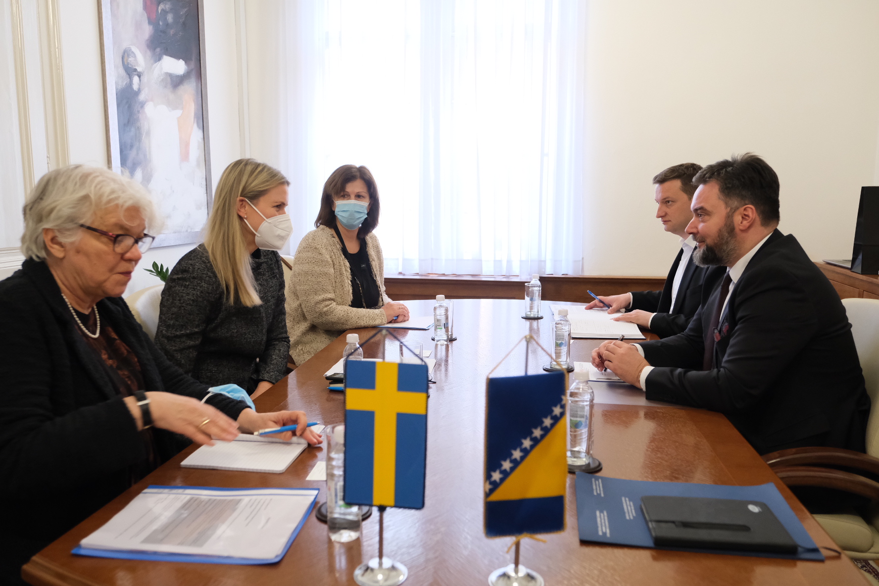 Picture for Министар Кошарац и амбасадорка Стромквист о политичким темама и наставку сарадње БиХ и Шведске