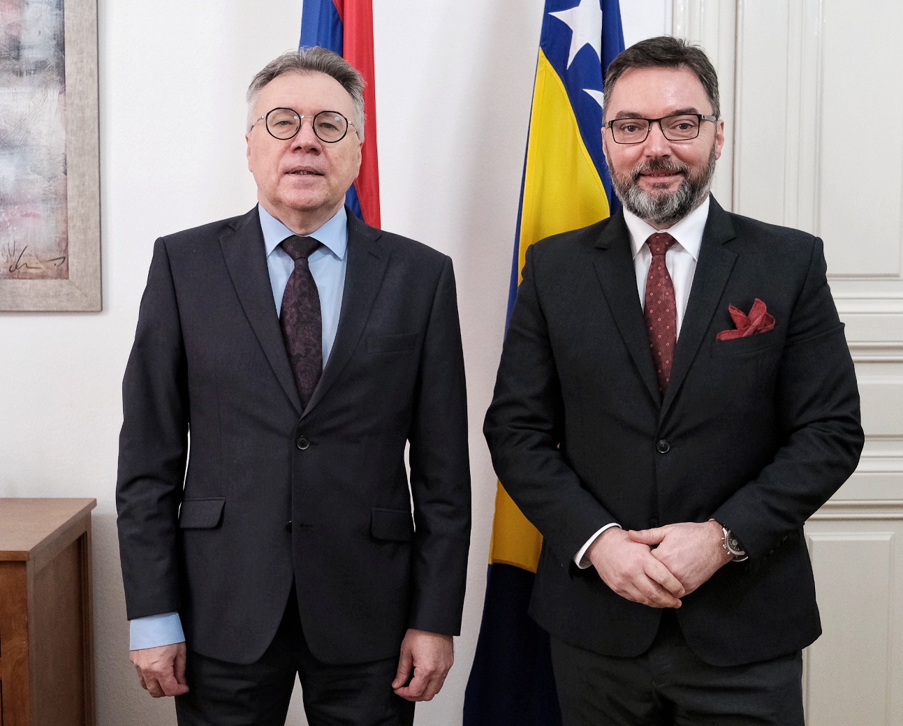 Picture for Министар Кошарац и амбасадор Калабухов о унапређењу економске сарадње БиХ и Руске Федерације