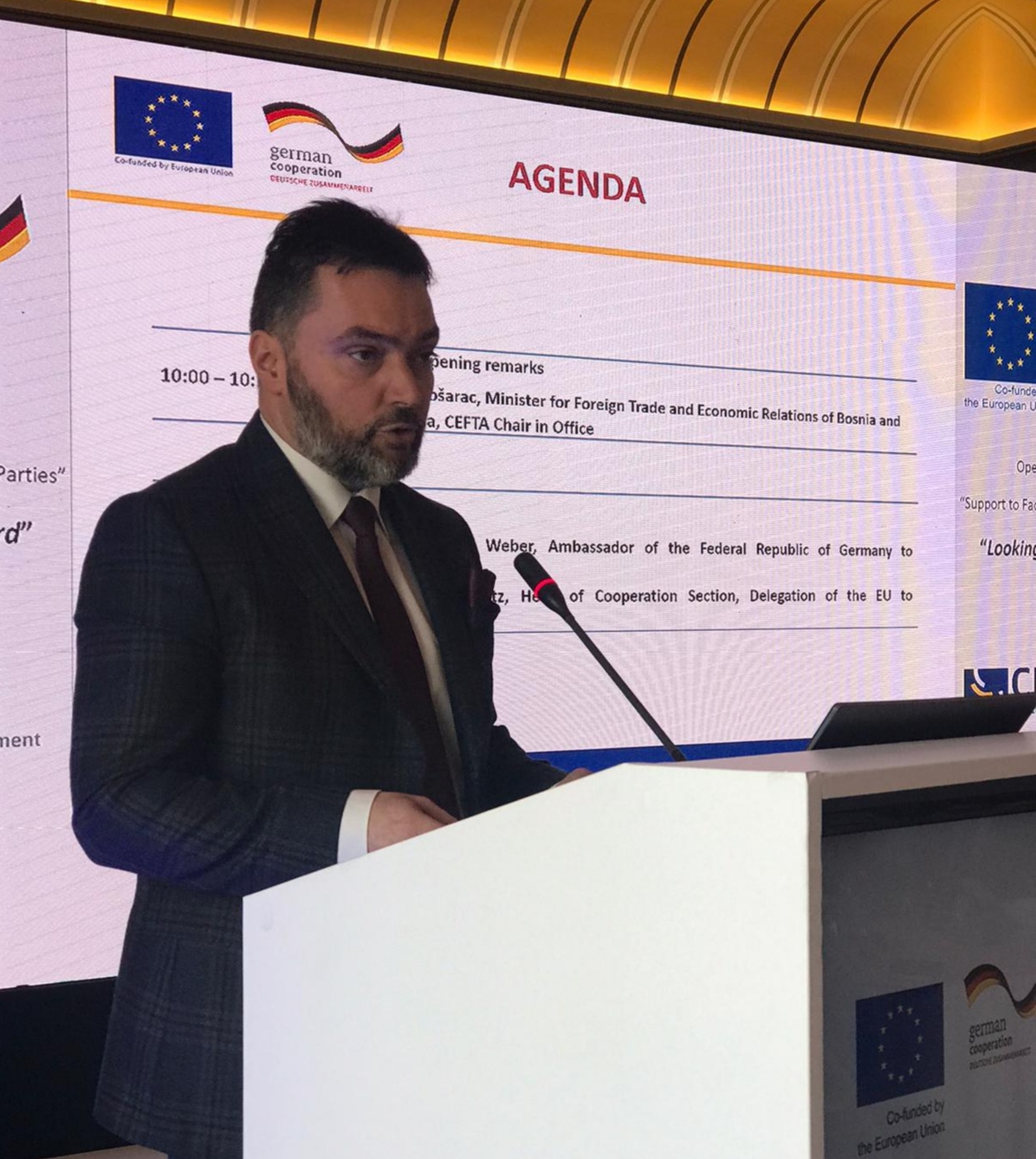 Picture for Ministar Košarac na konferenciji o olakšavanju trgovine između zemalja CEFTA-e u Tivtu
