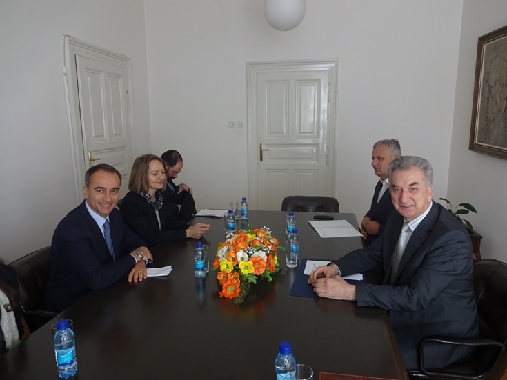 Picture for Minister Šarović met Ambassador of Republic of Italy H.E. Ruggero Corrias