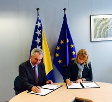 Picture for An Agreement signed between the European Union and Bosnia and Herzegovina on the participation of Bosnia and Herzegovina in the EU Programme „Competitiveness of Enterprises and Small and Medium-sized Enterprises (COSME) (2014-2020)“ 