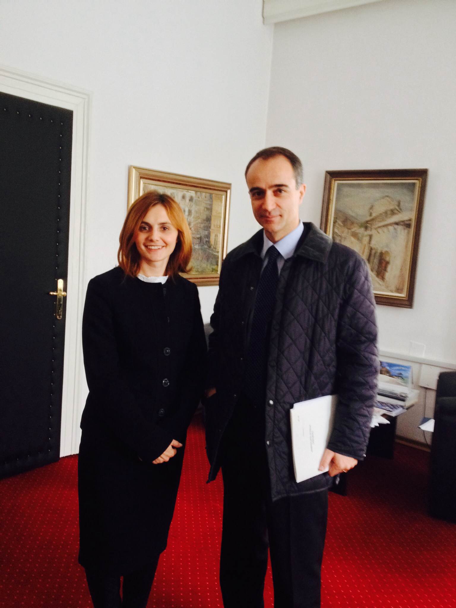 Picture for Zamjenica ministra gđa Ermina Salkičević-Dizdarević na sastanaku s ambasadorom Italije u Bosni i Hercegovini 
