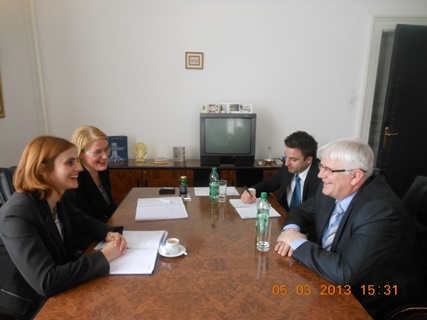 Picture for Deputy Minister Mrs. Ermina Salkičević-Dizdarević met with H.E. Mr. Jozsef Pandur Ambassador of Hungary to Bosnia and Herzegovina