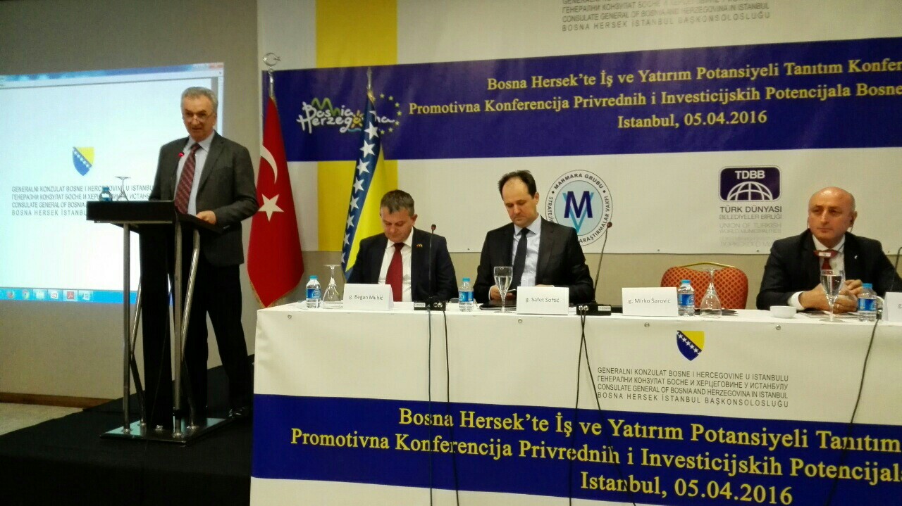Picture for Министар Шаровић на Конференцији за промоцију пословних и инвестиционих потенцијала Босне и Херцеговине