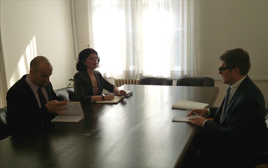 Picture for Ministar Boris Tučić na sastanku sa Sanjinom Arifagićem, šefom Jedinice za koordinaciju Strategije JIE 2020 u okviru Vijeća za regionalnu suradnju