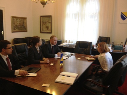 Picture for Zamjenica ministra gđa Ermina Salkičević-Dizdarević održala je sastanak sa  predstavnicima kompanije  „Haden S.A“ iz Luksemburga 