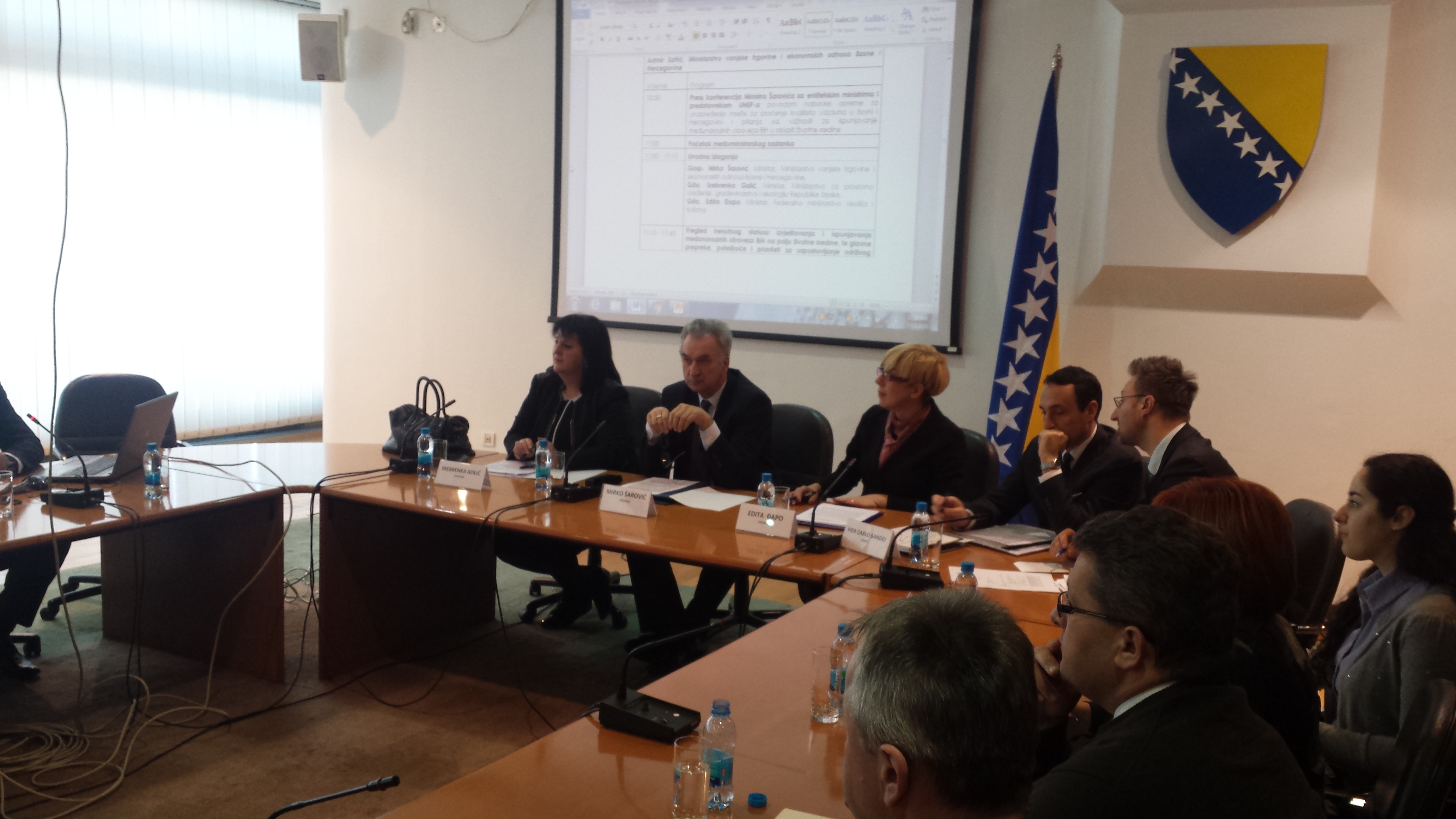 Picture for Održan međuministarski sastanak o međunarodnim obavezama Bosne i Hercegovine u pogledu multilateralnih sporazuma o okolišu