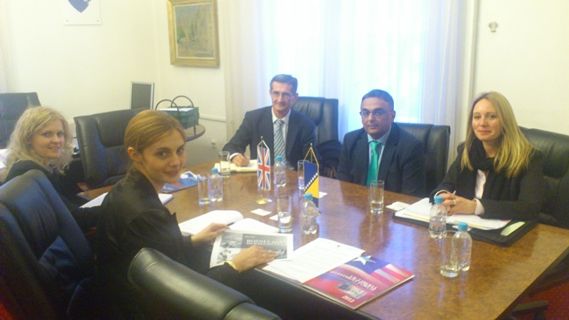 Picture for Meeting between Deputy Minister Ermine Salkičević- Dizdarević and Chief Executive of Developing Markets Associates 