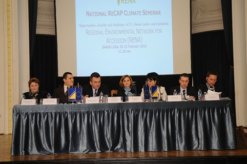 Picture for The Climate Change Seminar on “Opportunities, benefits and challenges of EU Climate Policy and Legislation” was held under the EU funded project Regional Environment Network for Accession (RENA)...