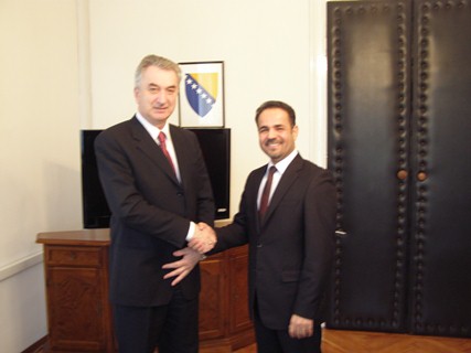 Picture for Minister Šarović spoke with Non-resident Ambassador of Republic of Iraq, H.E. Falah A. Abdulsada on agreements between Bosnia and Herzegovina and Iraq