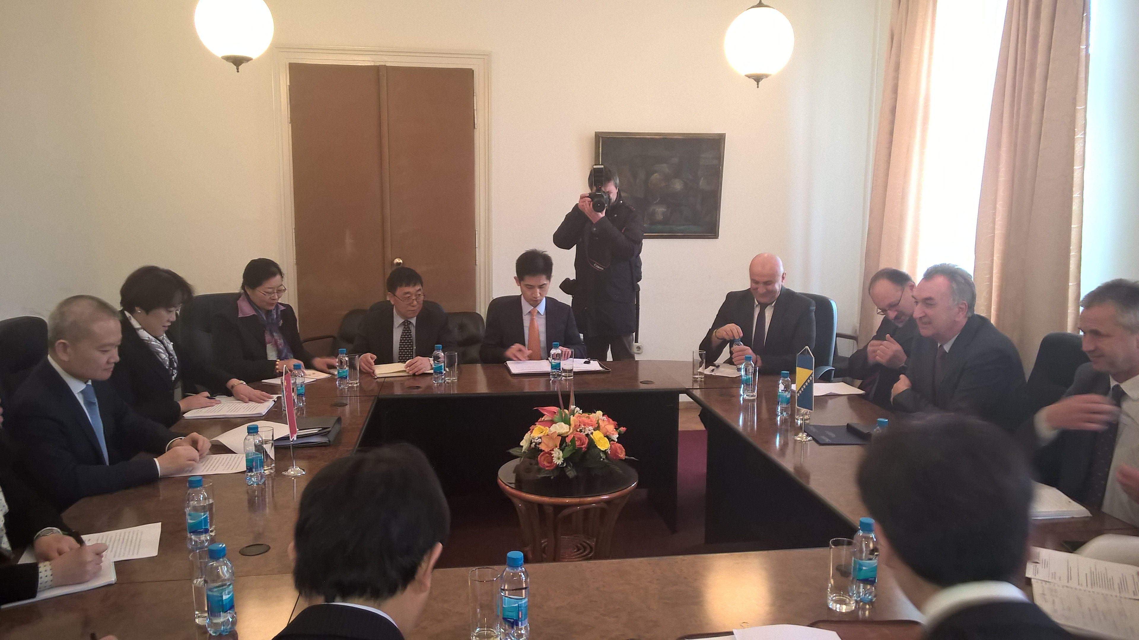 Picture for Minister Šarović discussed the promotion of cooperation with Liu Haixing the new Secretary-General for Cooperation between China and 16 Central and Eastern European countries 