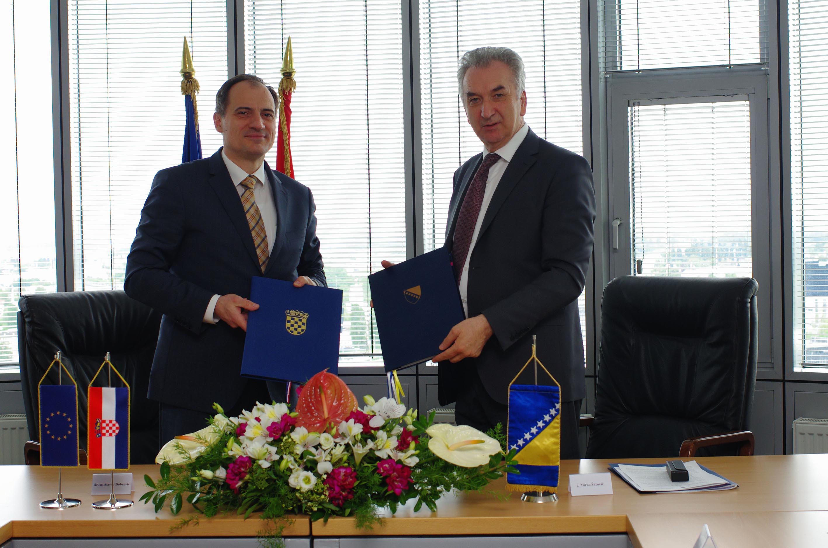 Picture for Cooperation Agreement in the Field of Environmental Protection and Sustainable Development signed between the Council of Ministers of BiH and the Government of the Republic of Croatia 