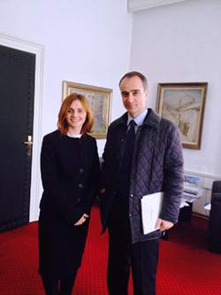 Picture for Zamjenica ministra gđa Ermina Salkičević-Dizdarević na sastanaku sa ambasadorom Italije u Bosni i Hercegovini 