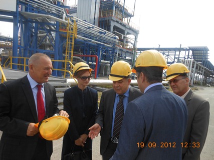 Picture for -Deputy Minister of Foreign Trade and Economic Relations of Bosnia and Herzegovina, Mrs. Ermina Salkicevic-Dizdarevic visited Oil Refinery Brod on September 19, 2012
